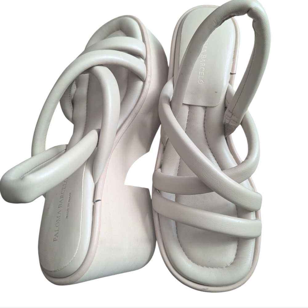 Paloma Barcelo Puffy Platform Women's Sandals